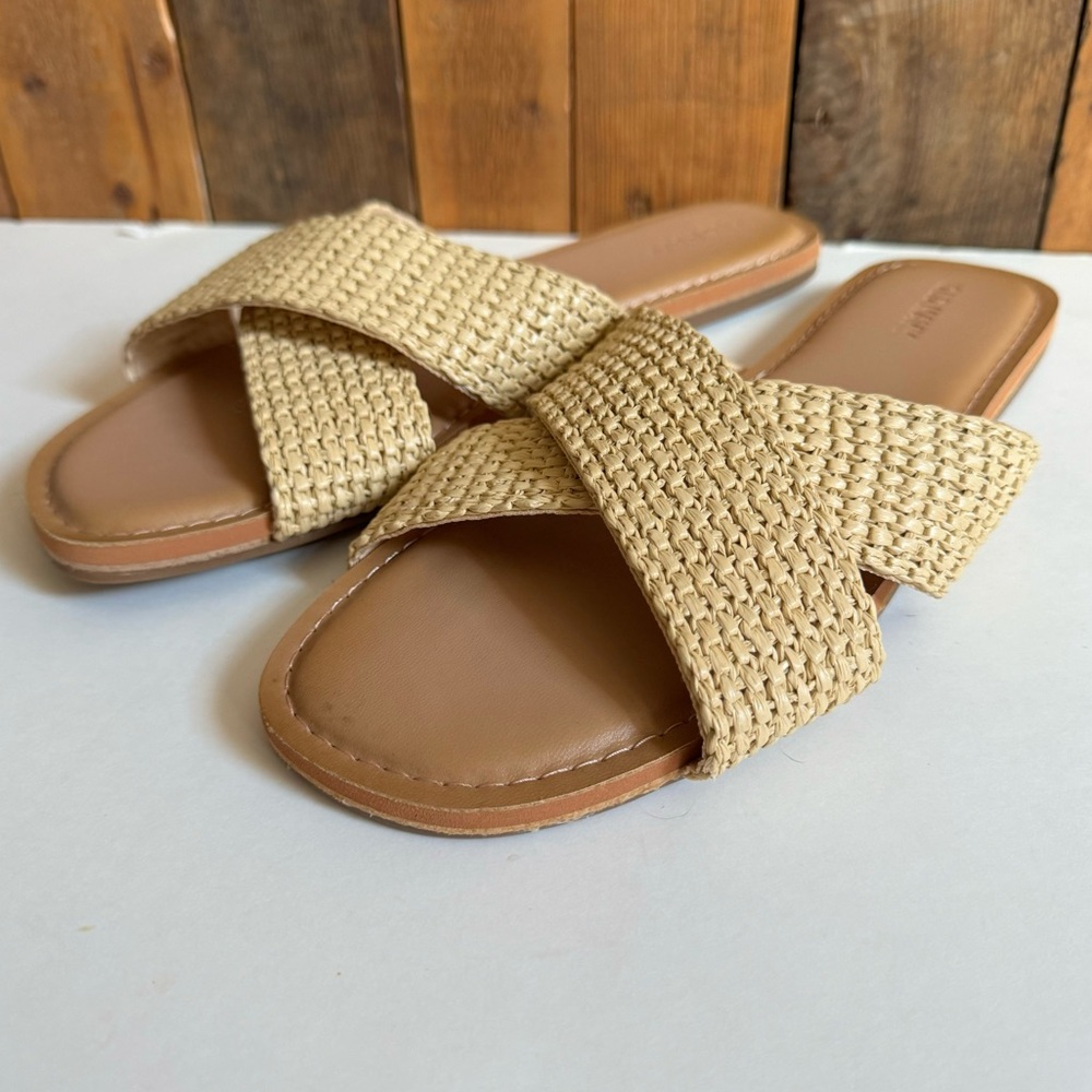 Woven Cross Strap Sandals Old Navy